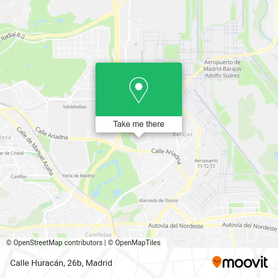 Calle Huracán, 26b map