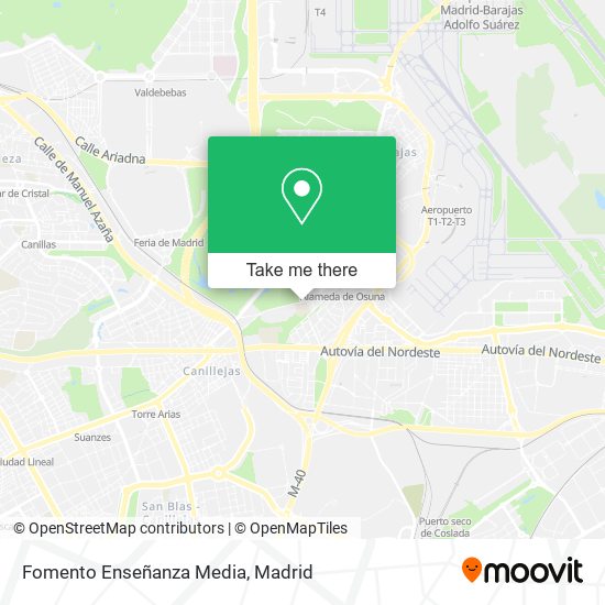Fomento Enseñanza Media map