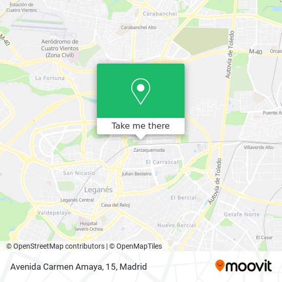 mapa Avenida Carmen Amaya, 15