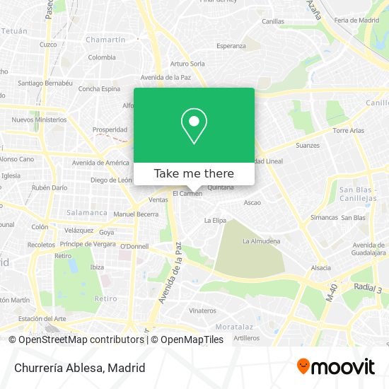 Churrería Ablesa map