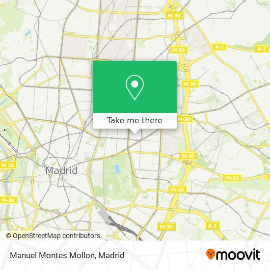 Manuel Montes Mollon map