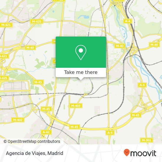 Agencia de Viajes map