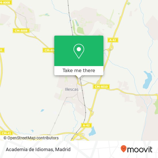 Academia de Idiomas map