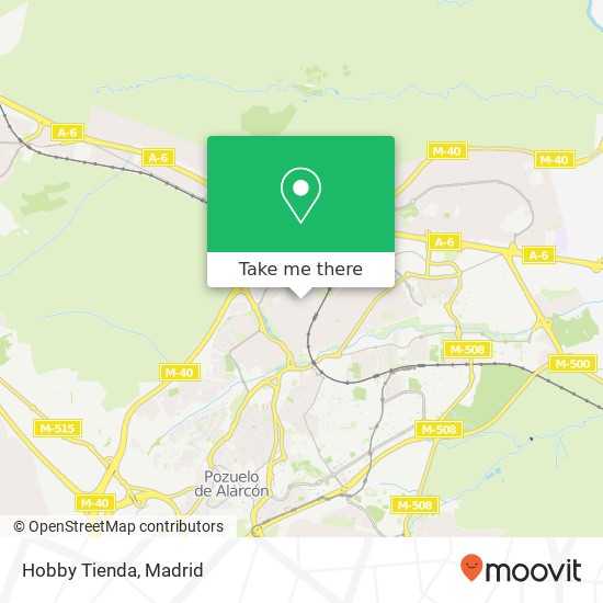 Hobby Tienda map
