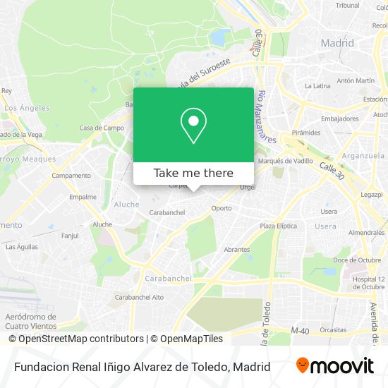 Fundacion Renal Iñigo Alvarez de Toledo map