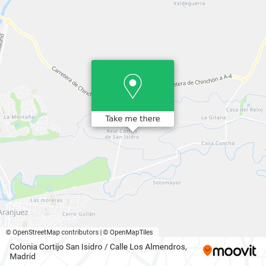 mapa Colonia Cortijo San Isidro / Calle Los Almendros