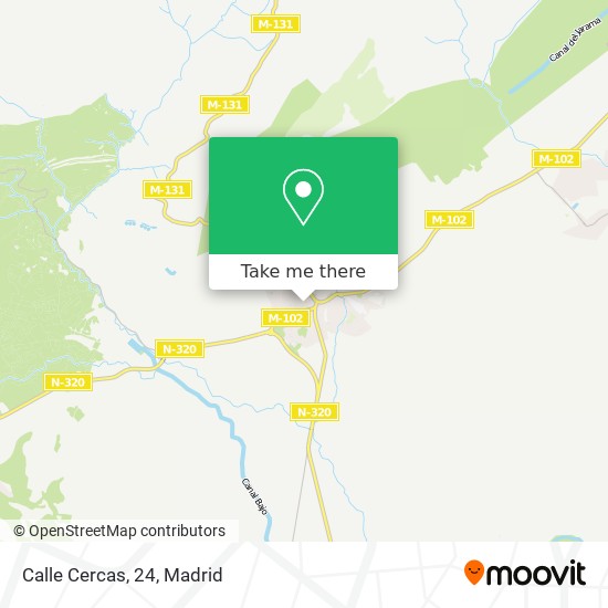 Calle Cercas, 24 map