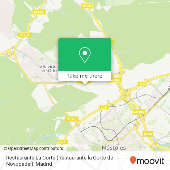 Restaurante La Corte (Restaurante la Corte de Novopadel) map