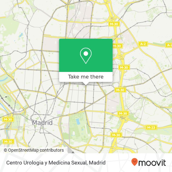 Centro Urologia y Medicina Sexual map
