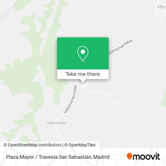 mapa Plaza Mayor / Travesía San Sebastián