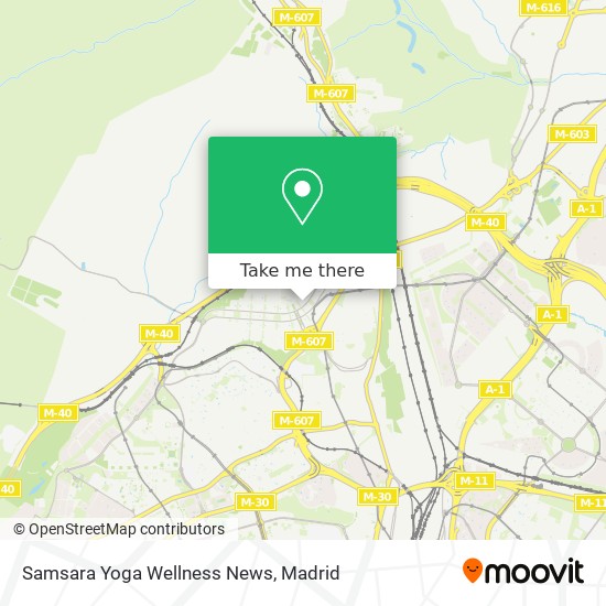 Samsara Yoga Wellness News map