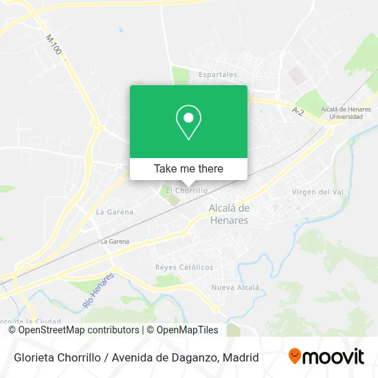 Glorieta Chorrillo / Avenida de Daganzo map