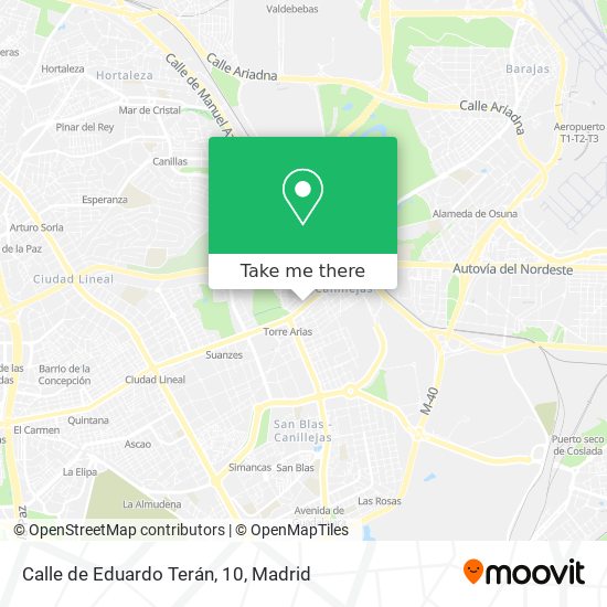 Calle de Eduardo Terán, 10 map