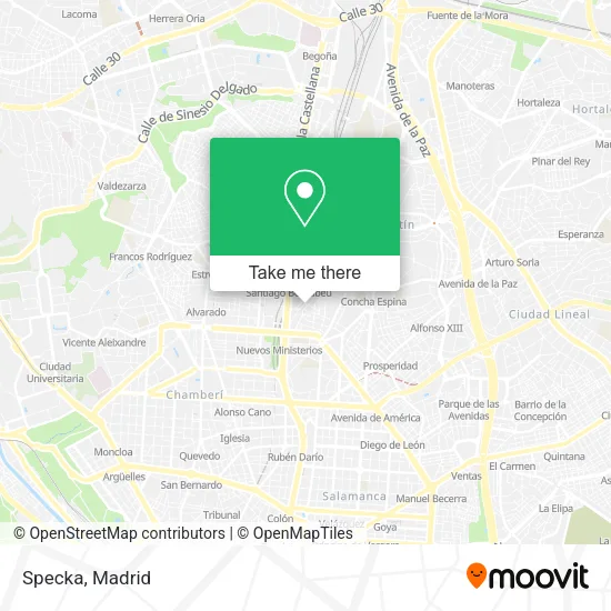 Specka map