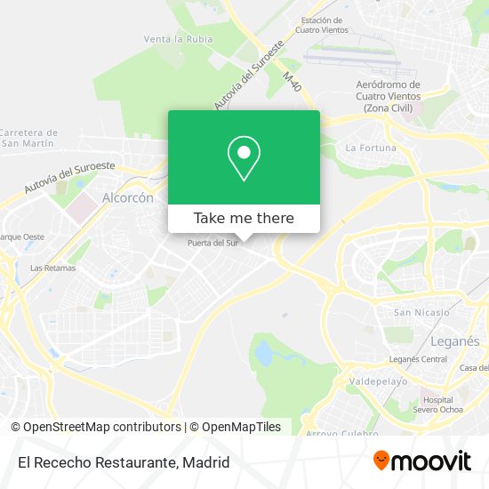 El Rececho Restaurante map