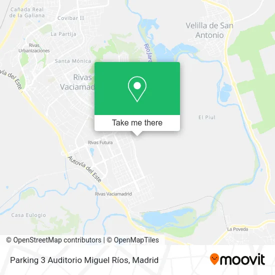 Parking 3 Auditorio Miguel Ríos map