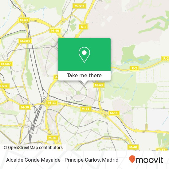 mapa Alcalde Conde Mayalde - Principe Carlos