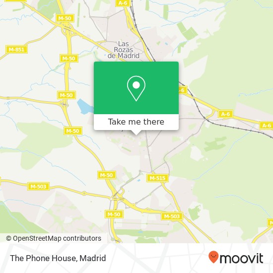 The Phone House map