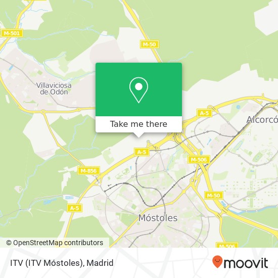 ITV (ITV Móstoles) map