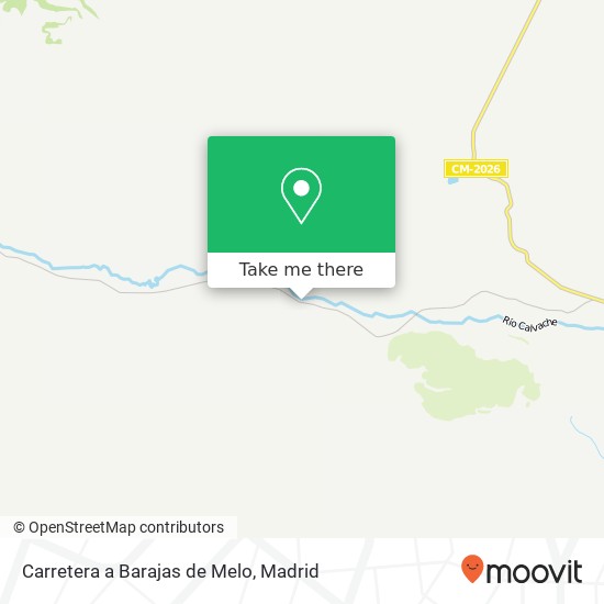 Carretera a Barajas de Melo map
