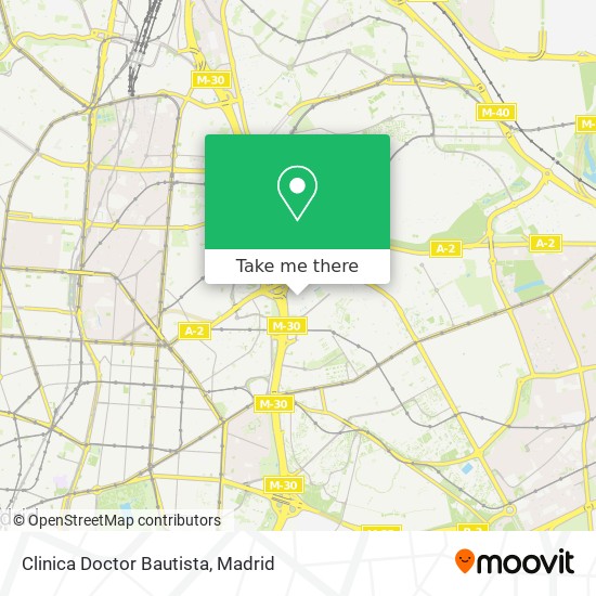 Clinica Doctor Bautista map
