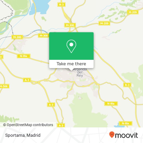 Sportama map