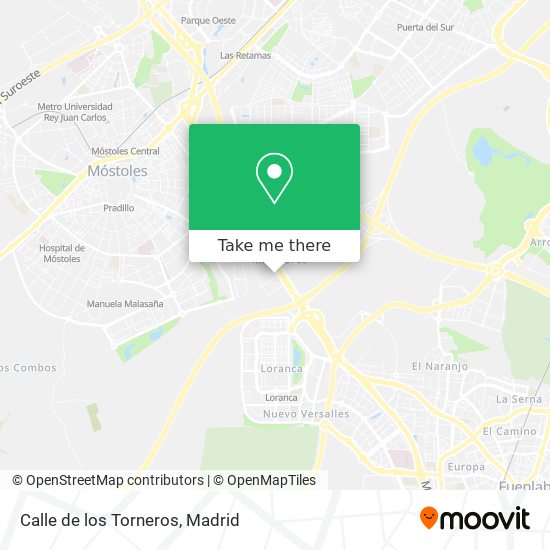 Calle de los Torneros map