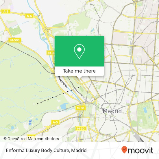 Enforma Luxury Body Culture map