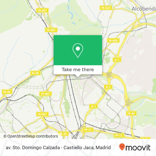 av. Sto. Domingo Calzada - Castiello Jaca map