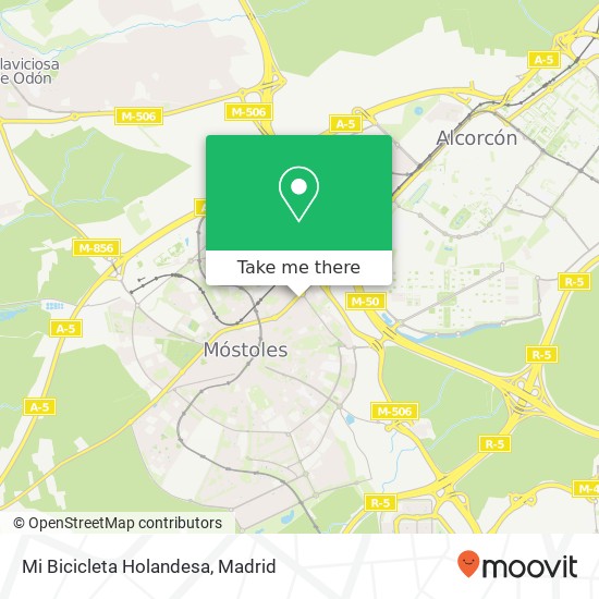 mapa Mi Bicicleta Holandesa