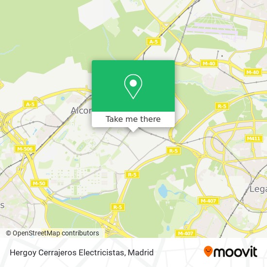 Hergoy Cerrajeros Electricistas map