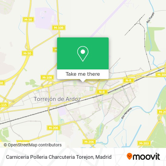 Carniceria Polleria Charcuteria Torejon map