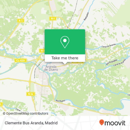 Clemente Bus Aranda map