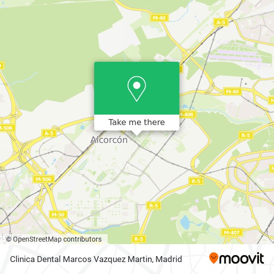 Clinica Dental Marcos Vazquez Martin map