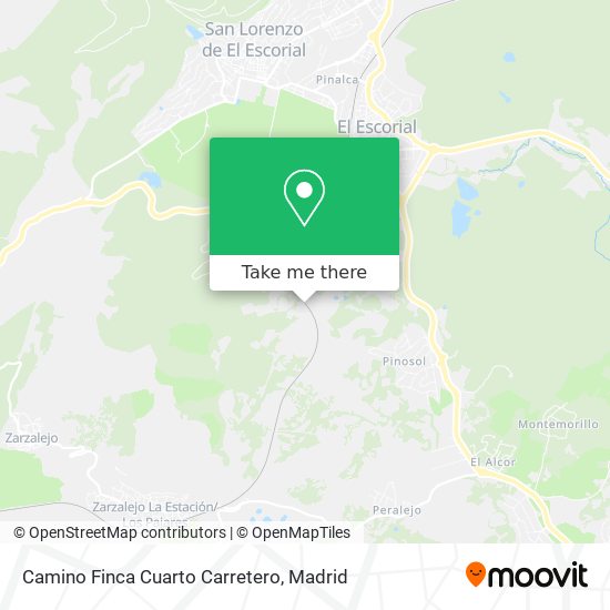 Camino Finca Cuarto Carretero map