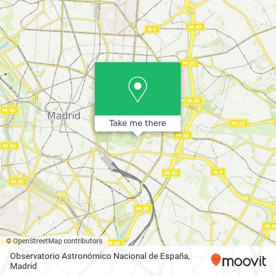 Observatorio Astronómico Nacional de España map