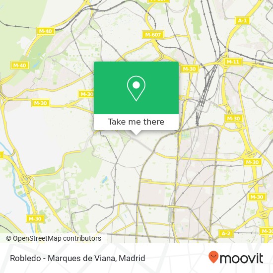 mapa Robledo - Marques de Viana