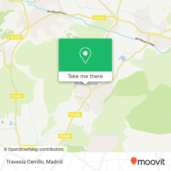 Travesía Cerrillo map