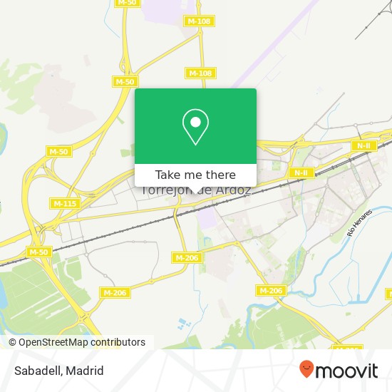 mapa Sabadell