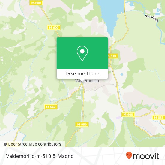 mapa Valdemorillo-m-510 5