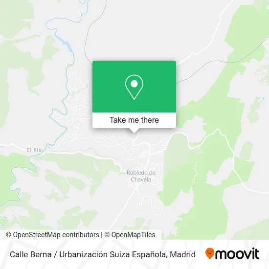 Calle Berna / Urbanización Suiza Española map