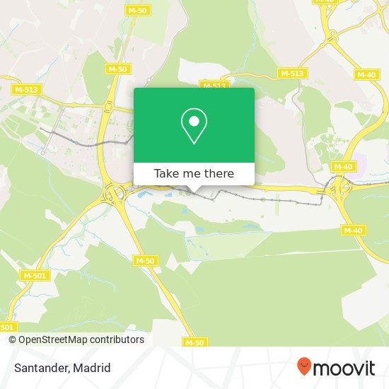 Santander map