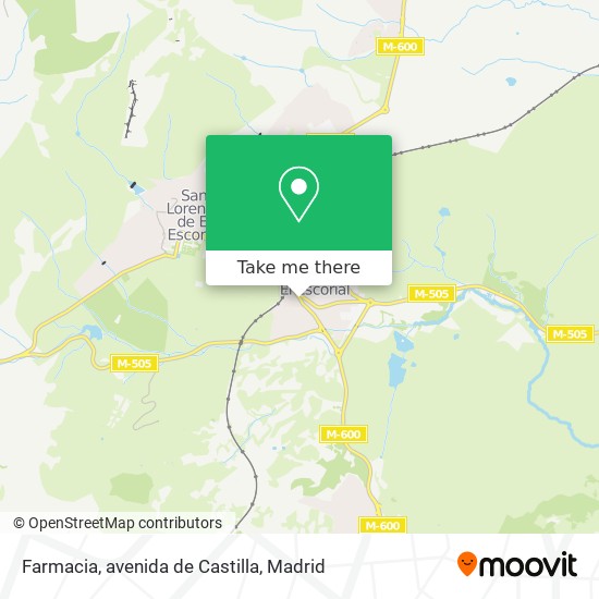 Farmacia, avenida de Castilla map