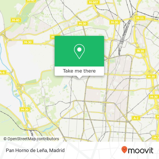 Pan Horno de Leña map