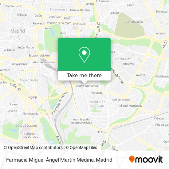 Farmacia Miguel Ángel Martín Medina map