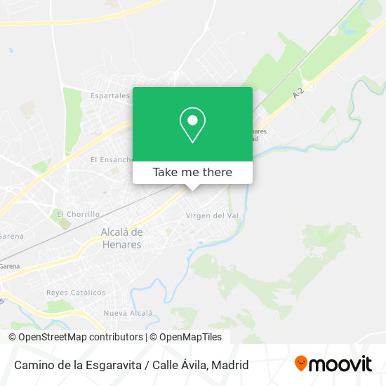 Camino de la Esgaravita / Calle Ávila map