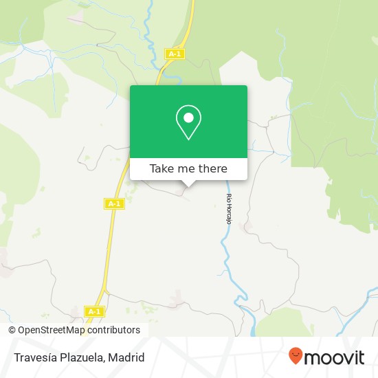 Travesía Plazuela map