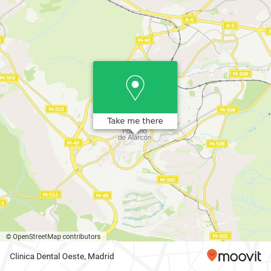 Clinica Dental Oeste map