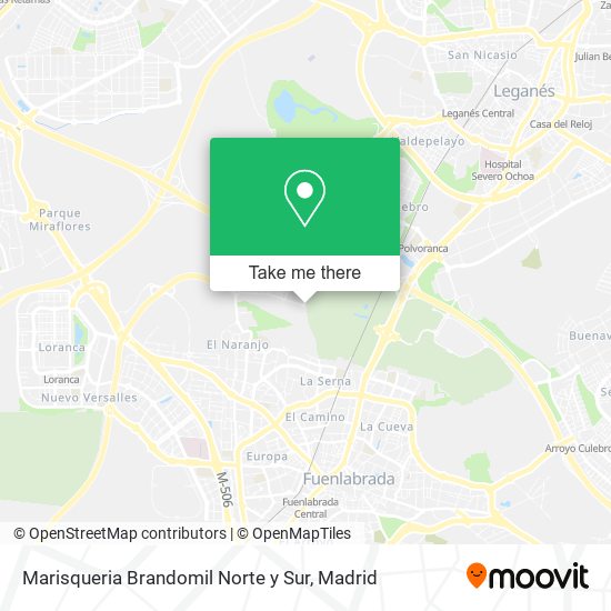Marisqueria Brandomil Norte y Sur map