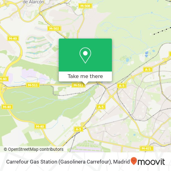 Carrefour Gas Station (Gasolinera Carrefour) map